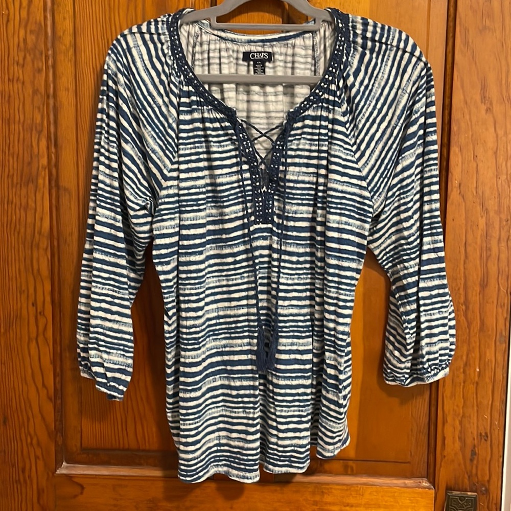 Chaps drawstring top